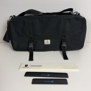 Mercer Culinary Black Knife Chef's Bag Case Carry Tote  + 3 Knife Guards